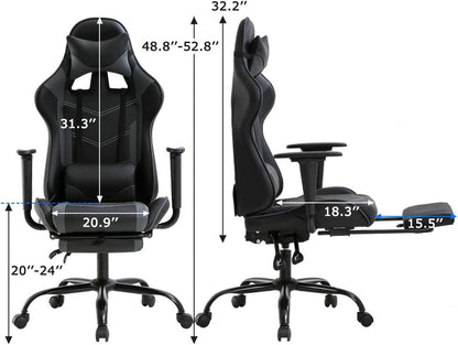 High Back Ergonomic Office Chair With Lumbar Support Grey